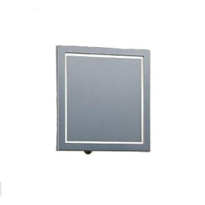 画像: 大光電機(DAIKO) DWP-42404A アウトドアライト ポーチ灯 非調光 温白色 LED ランプ付 人感センサー ON/OFFタイプ 防雨形 シルバー