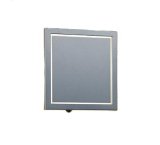 画像: 大光電機(DAIKO) DWP-42404Y アウトドアライト ポーチ灯 非調光 電球色 LED ランプ付 人感センサー ON/OFFタイプ 防雨形 シルバー