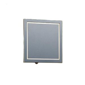 画像: 大光電機(DAIKO) DWP-42404Y アウトドアライト ポーチ灯 非調光 電球色 LED ランプ付 人感センサー ON/OFFタイプ 防雨形 シルバー