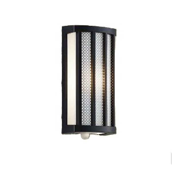画像1: 大光電機(DAIKO) DWP-42412Y アウトドアライト ポーチ灯 非調光 電球色 LED内蔵 人感センサー ON/OFFタイプ 防雨形 ブラック (1)