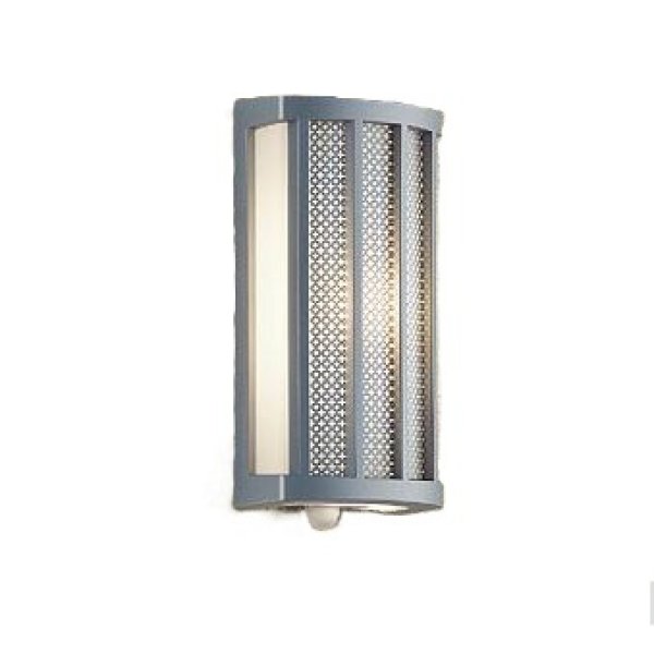 画像1: 大光電機(DAIKO) DWP-42414Y アウトドアライト ポーチ灯 非調光 電球色 LED内蔵 人感センサー ON/OFFタイプ 防雨形 シルバー (1)