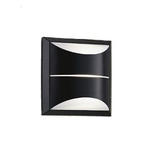 画像: 大光電機(DAIKO) DWP-42405A アウトドアライト ポーチ灯 非調光 温白色 LED ランプ付 防雨形 ブラック