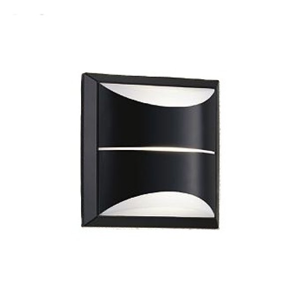 画像1: 大光電機(DAIKO) DWP-42405A アウトドアライト ポーチ灯 非調光 温白色 LED ランプ付 防雨形 ブラック (1)