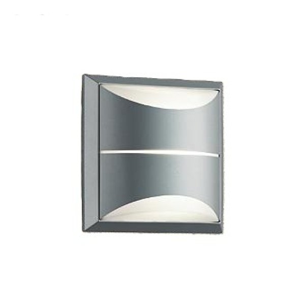 画像1: 大光電機(DAIKO) DWP-42406A アウトドアライト ポーチ灯 非調光 温白色 LED ランプ付 防雨形 シルバー (1)