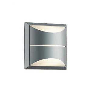 画像: 大光電機(DAIKO) DWP-42406Y アウトドアライト ポーチ灯 非調光 電球色 LED ランプ付 防雨形 シルバー