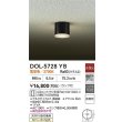 画像2: 大光電機(DAIKO) DOL-5728YB アウトドアライト 軒下シーリング 非調光 電球色 LED ランプ付 防雨形 ブラック (2)