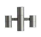 画像: 大光電機(DAIKO) LLP-7038LUME アウトドアライト ポールスポットライト 調光(調光器別売) 電球色 灯具本体 LED内蔵 ポール別売 防雨・防湿型 ステンカラー