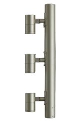 画像: 大光電機(DAIKO) LLP-7109LUM アウトドアライト ポールスポットライト 非調光 電球色 灯具本体 3灯用 LED内蔵 ポール別売 防雨・防湿型 ステンカラー