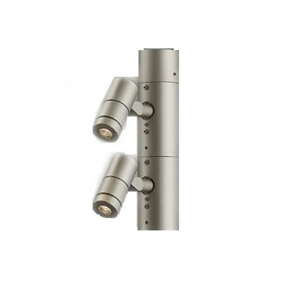 画像1: 大光電機(DAIKO) LLP-7219XU アウトドアライト ポールスポットライト 灯具本体 2灯用 ランプ別売 ポール別売 電源内蔵 防雨・防湿型 ステンカラー (1)