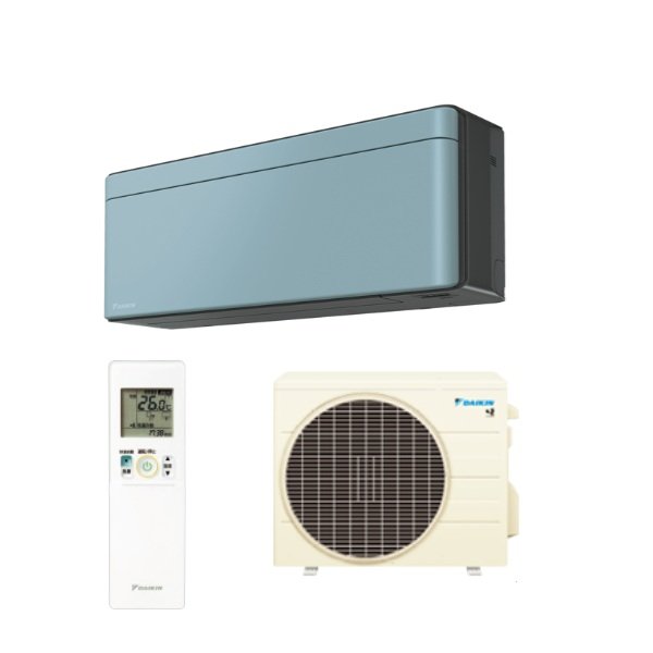 画像1: ダイキン S226ATSS-A エアコン 6畳 ルームエアコン SXシリーズ risora 単相100V 15A 6畳程度 ソライロ (S223ATSS-A 後継品) ♪ (1)