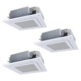 画像: 日本キヤリア/旧東芝 GUSC224141XU 業務用エアコン 天井カセット 4方向吹出 スーパーパワーエコ ゴールド 同時トリプル P224 8馬力 三相200V ワイヤレス ♪∀