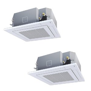 画像: 日本キヤリア/旧東芝 GUXB16013P1MUB 業務用エアコン 天井カセット形 4方向 大清快 プラズマ空清 ウルトラパワーエコ ツイン P160 6馬力 200V ワイヤード ♪