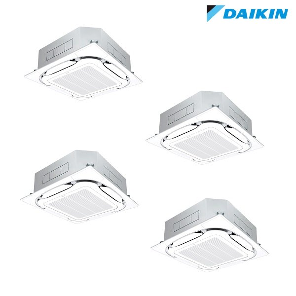 画像1: ダイキン 『SZRC224CNW+分岐管』 業務用エアコン 天井埋込カセット形 S-ラウンドフロー 標準 ダブルツイン EcoZEAS P224形 8馬力 三相 ワイヤレス ♪ (1)
