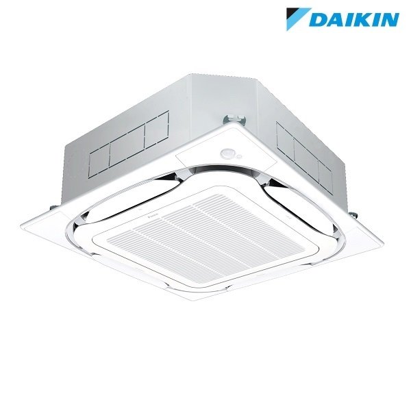 画像1: ダイキン SSRC112DN F 業務用エアコン 天井埋込カセット形 S-ラウンドフロー センシング ペア FIVESTARZEAS P112形 4馬力 三相 ワイヤレス ♪ (1)