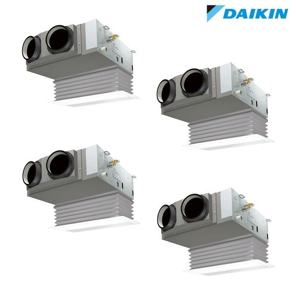 画像1: ダイキン 『SSRB224DW+分岐管』 業務用エアコン 天井埋込カセット形 ビルトインHi ダブルツイン同時マルチ FIVESTARZEAS P224形 8馬力 三相 ワイヤード ♪ (1)