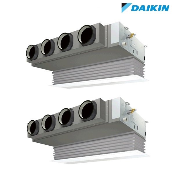 画像1: ダイキン 『SZRB280CD+分岐管』 業務用エアコン 天井埋込カセット形 ビルトインHi ツイン同時マルチ EcoZEAS P280形 10馬力 三相 ワイヤード ♪ (1)