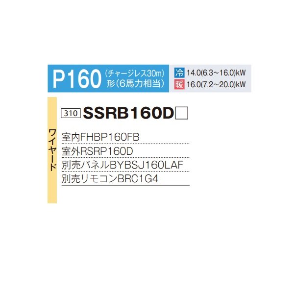 画像2: ダイキン SSRB160D 業務用エアコン 天井埋込カセット形 ビルトインHi ペア FIVESTARZEAS P160形 6馬力 三相 ワイヤード ♪ (2)
