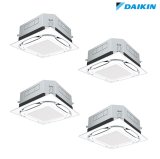 画像: ダイキン 『SZRUC224CW+分岐管』 業務用エアコン 天井埋込 UVストリーマ除菌 S-ラウンドフロー 標準 ダブルツイン EcoZEAS P224形 8馬力 三相 ワイヤード ♪