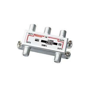 画像: サン電子 CSD4G-F 4分配器 全端子電通型 4K8K衛星放送対応