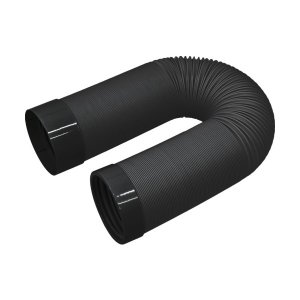 画像: トラスコ中山/TRUSCO スポットエアコン用伸縮排熱延長ダクト3M TSCN-ED3MH-BK 黒 TSCNーDLシリーズ 100V用