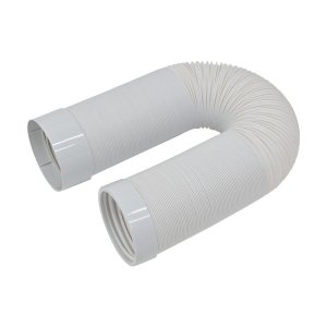画像: トラスコ中山/TRUSCO スポットエアコン用伸縮排熱延長ダクト3M TSCN-ED3MH-W 白 TSCNシリーズ 100V用
