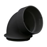 画像: トラスコ中山/TRUSCO スポットエアコン用エルボ TSCN-ERUBO-BK 黒 TSCNーDLシリーズ 100V用