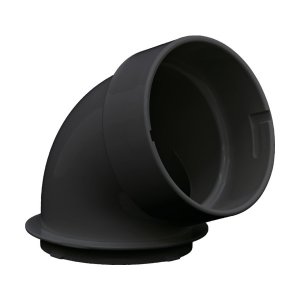 画像: トラスコ中山/TRUSCO スポットエアコン用エルボ TSCN-ERUBO-BK 黒 TSCNーDLシリーズ 100V用