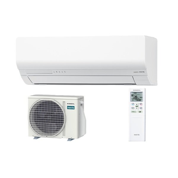 画像1: ゼネラル AS-W256T エアコン 8畳 ルームエアコン Wシリーズ ノクリア 単相100V 8畳程度 (AS-W255S の後継品) (1)