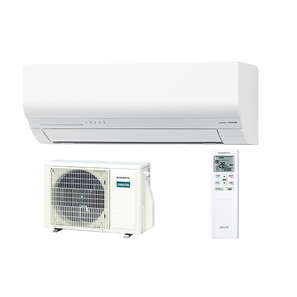 画像1: ゼネラル AS-W286T エアコン 10畳 ルームエアコン Wシリーズ ノクリア 単相100V 10畳程度 (AS-W285S の後継品) (1)