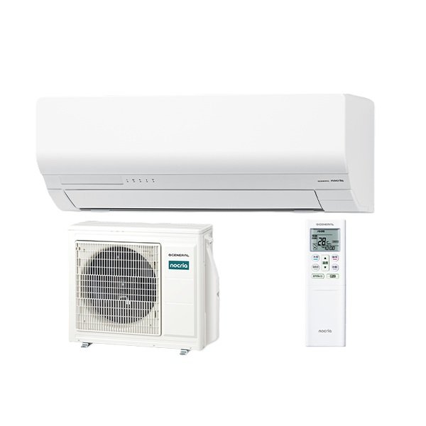 画像1: ゼネラル AS-W636T2 エアコン 20畳 ルームエアコン Wシリーズ ノクリア 単相200V 20畳程度 (AS-W635S2 の後継品) (1)