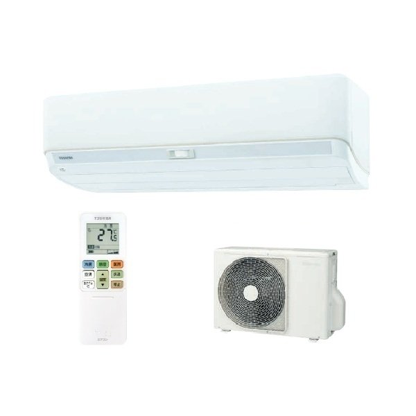 画像1: 日本キヤリア/旧東芝 RAS-V251DX(W) エアコン 8畳用 ルームエアコン V-DXシリーズ 大清快 単相100V 8畳程度 ホワイト (RAS-U251DX-Wの後継品) (1)