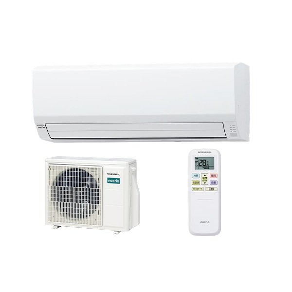 画像1: ゼネラル AS-VH716T2 エアコン 23畳 ルームエアコン VHシリーズ ノクリア 単相200V 23畳程度 (AS-VH715S2 の後継品) ♪ (1)