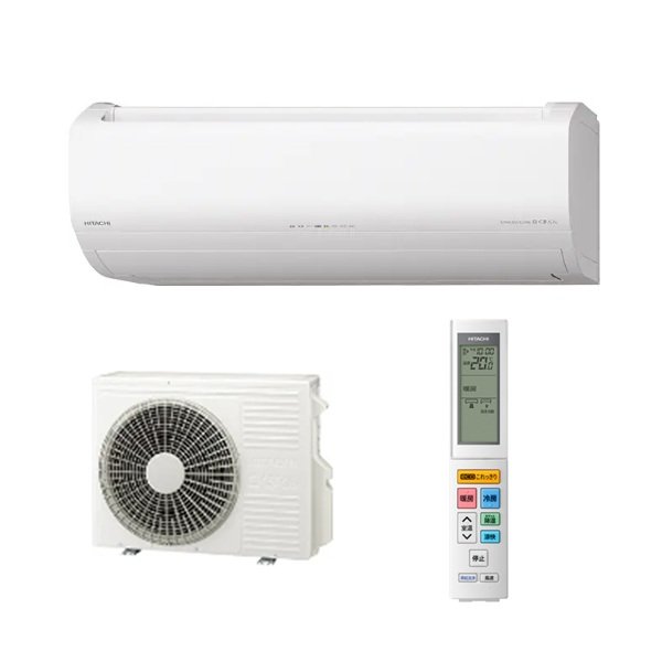 画像1: 日立 RAS-ZJ2826S(W) エアコン 10畳 ルームエアコン ZJシリーズ 白くまくん 単相100V 10畳程度 スターホワイト (RAS-ZJ2825S-Wの後継品) ♪ (1)