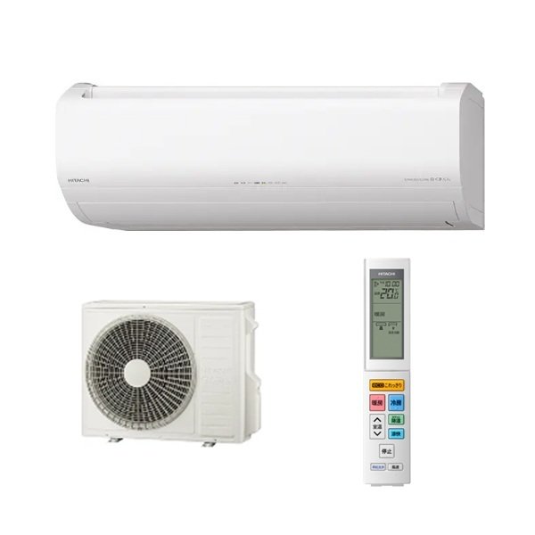 画像1: 日立 RAS-ZJ6326D(W) エアコン 20畳 ルームエアコン ZJシリーズ 白くまくん 単相200V 20畳程度 スターホワイト (RAS-ZJ6325D-Wの後継品) ♪ (1)