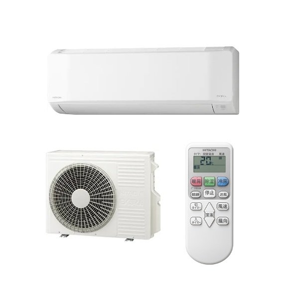 画像1: 日立 RAS-BJ3626S(W) エアコン 12畳 ルームエアコン BJシリーズ 白くまくん 単相100V 12畳程度 スターホワイト 受注生産品 ♪§ (1)