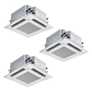 画像: 三菱 PLZT-ZRMP224HFG6 業務用エアコン 4方向天井カセット i-スクエアタイプ スリムZR 同時トリプル P224形 8馬力 三相200V ワイヤード ♪∀