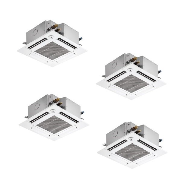 画像1: 三菱 PLZD-ZRMP280GF6 業務用エアコン 4方向天井カセット コンパクトタイプ スリムZR 同時フォー P280 10馬力 三相200V ワイヤード ♪∀ (1)