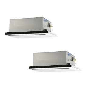 画像: 三菱 PLZX-ERMP80SL6 業務用エアコン 2方向天井カセット スリムER 同時ツイン P80形 3馬力 単相200V ワイヤード ♪∀