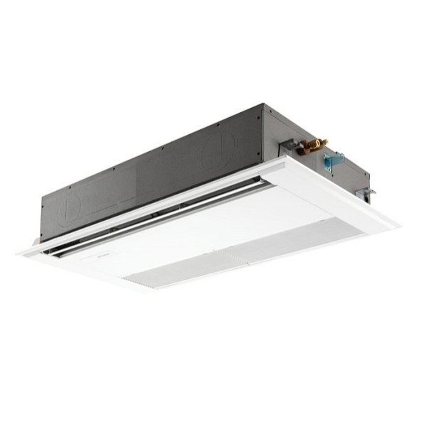 画像1: 三菱 PMZ-HRMP80F6 業務用エアコン 1方向天井カセット ズバ暖スリム Hシリーズ 標準シングル P80形 3馬力 三相200V ワイヤード 受注生産品 §♪ (1)
