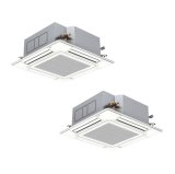 画像: 日立 RCI-GP160RGHP11 業務用エアコン てんかせ4方向 同時ツイン 省エネの達人プレミアム 160型 6.0馬力 三相200V ♪∀