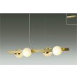 画像1: 大光電機(DAIKO) DPN-42627YG ペンダント 調光(調光器別売) 電球色 LED ランプ付 フランジタイプ 真鍮色 (1)