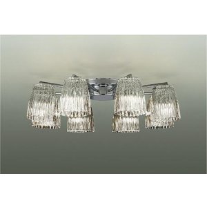 画像: [9月発売] 大光電機(DAIKO) DCH-38214YG シャンデリア 10畳 調光(調光器別売) 電球色 LED ランプ付 クローム