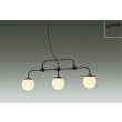 画像1: 大光電機(DAIKO) DPN-42636YG ペンダント 調光(調光器別売) 電球色 LED ランプ付 フランジタイプ ブラック (1)