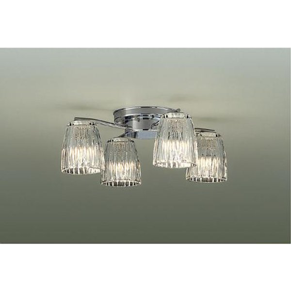 画像1: 大光電機(DAIKO) DCH-38212YG シャンデリア 4.5畳 調光(調光器別売) 電球色 LED ランプ付 クローム (1)