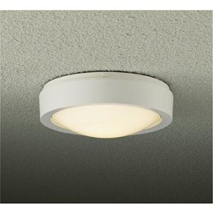 画像: 大光電機(DAIKO) DWP-42519Y アウトドアライト 軒下シーリング 非調光 電球色 LED内蔵 防雨形 ホワイト