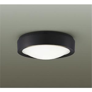 画像: 大光電機(DAIKO) DWP-42520W アウトドアライト 軒下シーリング 非調光 昼白色 LED内蔵 防雨形 ブラック