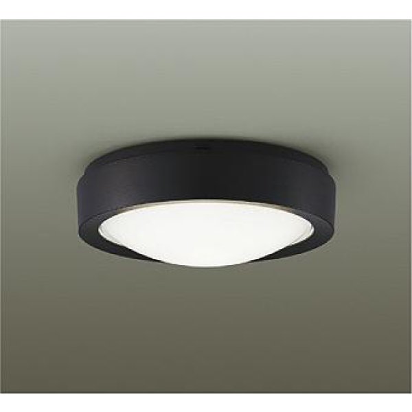画像1: 大光電機(DAIKO) DWP-42520W アウトドアライト 軒下シーリング 非調光 昼白色 LED内蔵 防雨形 ブラック (1)