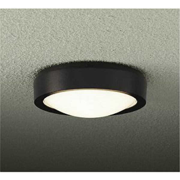 画像1: 大光電機(DAIKO) DWP-42520Y アウトドアライト 軒下シーリング 非調光 電球色 LED内蔵 防雨形 ブラック (1)
