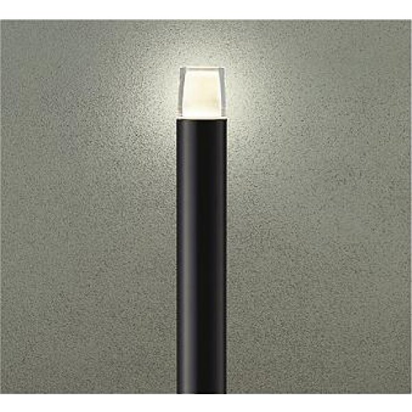 画像1: 大光電機(DAIKO) DWP-42735YG アウトドアライト ポール灯 調光(調光器別売) 電球色 LED ランプ付 防雨形 ブラック (1)
