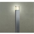画像1: 大光電機(DAIKO) DWP-42745YG アウトドアライト ポール灯 調光(調光器別売) 電球色 LED ランプ付 防雨形 シルバー (1)